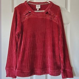 NWT Knox Rose Chenille Sweater Size M